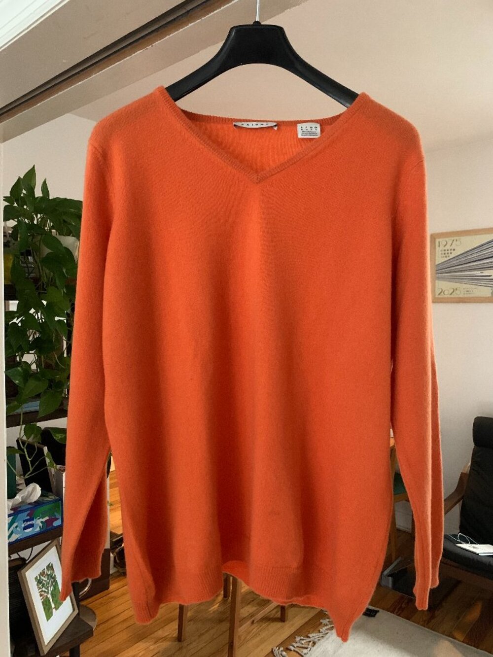 Axiome orange cashmere sweater - US size 16
